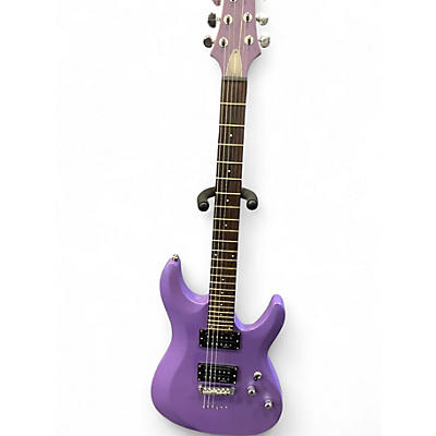 Used Schecter Guitar Research Diamond Series PT Purple Solid Body Electric Guitar