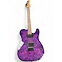 Used Schecter Guitar Research Diamond Series PT Purple Solid Body Electric Guitar Purple
