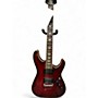 Used Schecter Guitar Research Diamond Series PT Red Solid Body Electric Guitar Red