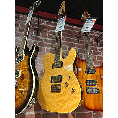 Schecter Guitar Research Used Schecter Guitar Research Diamond Series PT Spalted Maple Solid Body Electric Guitar