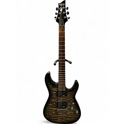 Used Schecter Guitar Research Diamond Series PT Tobacco Burst Solid Body Electric Guitar