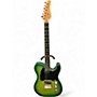 Used Schecter Guitar Research Diamond Series PT Trans Green Solid Body Electric Guitar Trans Green