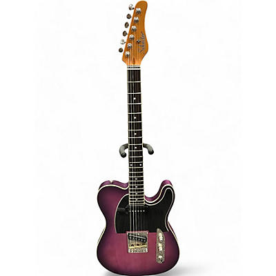 Schecter Guitar Research Used Schecter Guitar Research Diamond Series PT Trans Purple Solid Body Electric Guitar