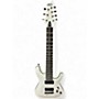 Used Schecter Guitar Research Diamond Series PT White Solid Body Electric Guitar White