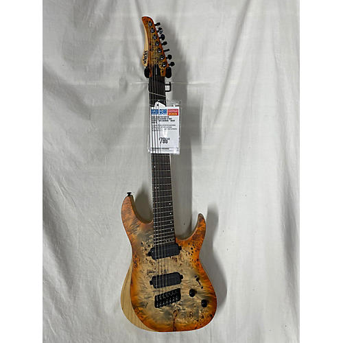 Schecter Guitar Research Used Schecter Guitar Research Diamond Series Reaper 7 Infernoburst Solid Body Electric Guitar Infernoburst