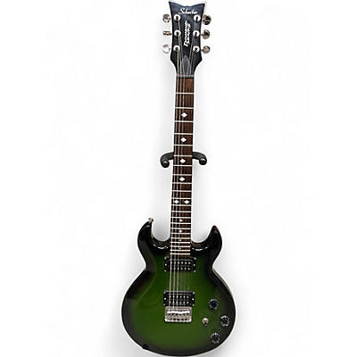 Used Schecter Guitar Research Diamond Series S-1 Green Burst Solid Body Electric Guitar