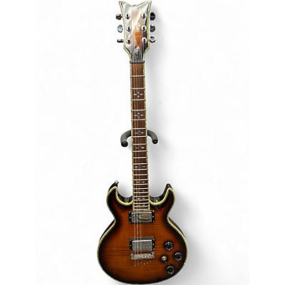 Used Schecter Guitar Research Diamond Series S1 Elite Antique Amber Solid Body Electric Guitar