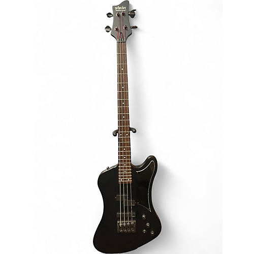 Used Schecter Guitar Research Diamond Series Sixx Bass Satin Black Electric Bass Guitar Satin Black