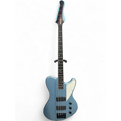 Used Schecter Guitar Research Diamond Series ULTRA BASS Pelham Blue Electric Bass Guitar