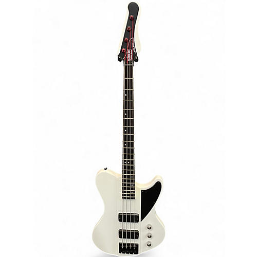 Used Schecter Guitar Research Diamond Series Ultra Bass White Electric Bass Guitar White