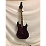 Used Schecter Guitar Research Used Schecter Guitar Research Diamond Series V-1 PLUS Trans Purple Solid Body Electric Guitar Trans Purple