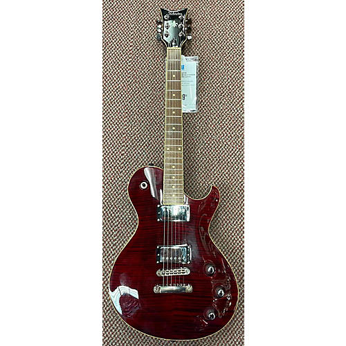 Schecter Guitar Research Used Schecter Guitar Research Diamond Solo Maroon Solid Body Electric Guitar Maroon