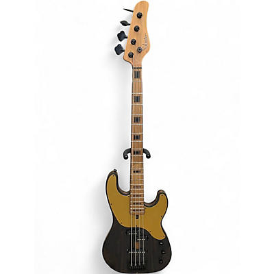 Used Schecter Guitar Research Diamond model T ziricote Satin Black Electric Bass Guitar