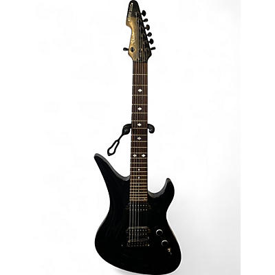 Used Schecter Guitar Research Diamond series A-7 Black Solid Body Electric Guitar