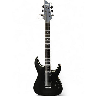 Used Schecter Guitar Research Diamond series sls evil twin Black Solid Body Electric Guitar