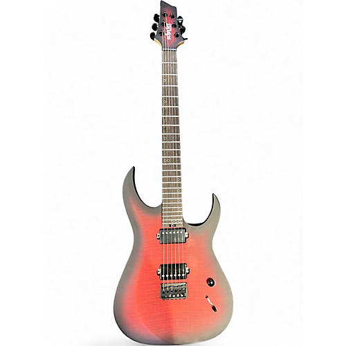 Used Schecter Guitar Research Diamond series sunset extreme  Burgundy Solid Body Electric Guitar Burgundy