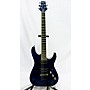 Used Schecter Guitar Research Used Schecter Guitar Research Dimond Series Exotic Star Blue Solid Body Electric Guitar Blue