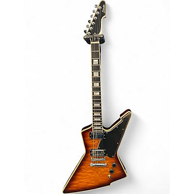 Used Schecter Guitar Research E-1 Custom Vintage Sunburst Solid Body Electric Guitar