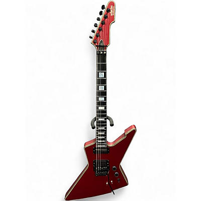 Used Schecter Guitar Research E-1 FR S Crimson  Solid Body Electric Guitar
