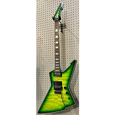 Schecter Guitar Research Used Schecter Guitar Research E-1 FR S Green Burst Solid Body Electric Guitar