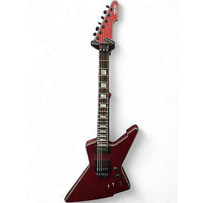 Used Schecter Guitar Research E-F 1 FLOYD ROSE SUSTANIAC CRINSOM RED Solid Body Electric Guitar