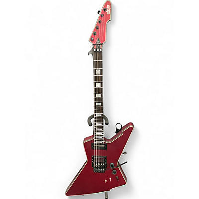 Used Schecter Guitar Research E FR S RED Solid Body Electric Guitar