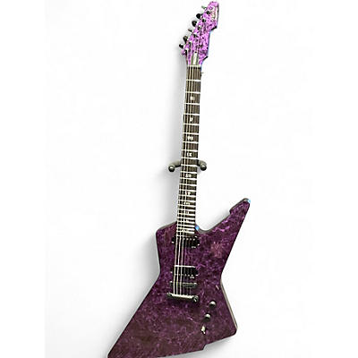 Used Schecter Guitar Research E1 Apocalypse Purple Solid Body Electric Guitar