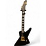 Used Schecter Guitar Research E1 CESAR SOTO Black and Gold Solid Body Electric Guitar Black and Gold