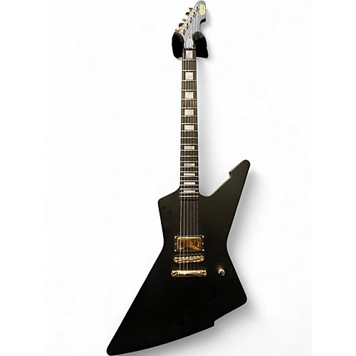 Used Schecter Guitar Research E1 Cesar Soto Signature Satin Black Solid Body Electric Guitar Satin Black