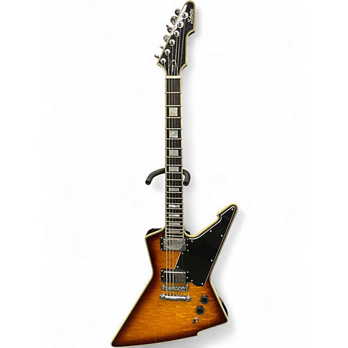 Used Schecter Guitar Research E1 Custom Custom Vintage Sunburst Solid Body Electric Guitar Custom Vintage Sunburst