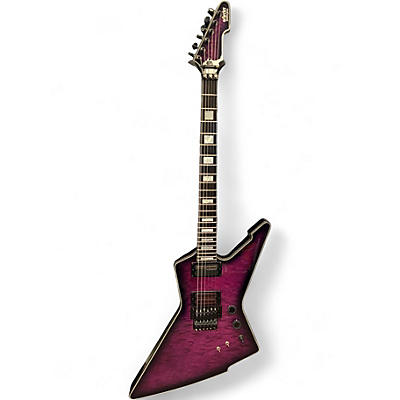 Used Schecter Guitar Research E1 FR S Special Edition Trans Purple Burst Solid Body Electric Guitar