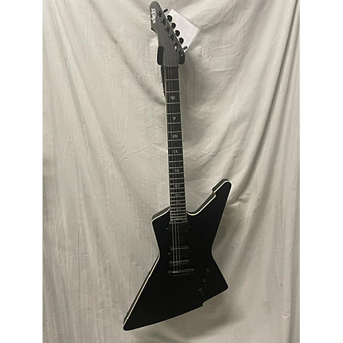 Schecter Guitar Research Used Schecter Guitar Research E1 SLS ELITE EVIL TWIN Flat Black Solid Body Electric Guitar Flat Black