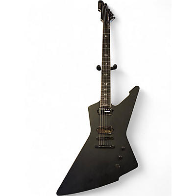 Used Schecter Guitar Research E1 SLS Evil Twin Satin Black Solid Body Electric Guitar