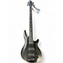 Used Schecter Guitar Research ELITE EVIL TWIN  Black Electric Bass Guitar Black