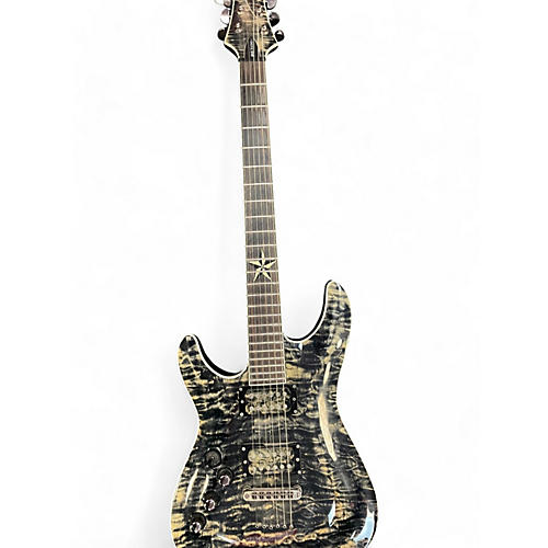 Schecter Guitar Research Used Schecter Guitar Research EXOTIC STAR  BLACK AND BLONDE Electric Guitar BLACK AND BLONDE