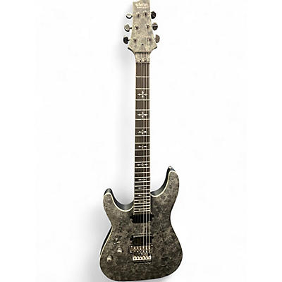 Used Schecter Guitar Research Ernie C C1 Left Handed Black Reign Solid Body Electric Guitar