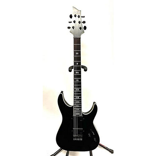 Schecter Guitar Research Used Schecter Guitar Research Evil Twin 6 Black Solid Body Electric Guitar Black