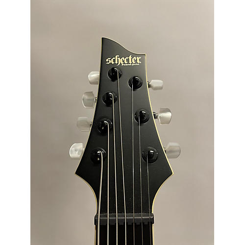 Schecter Guitar Research Used Schecter Guitar Research Evil Twin Seven String Matte Black Solid Body Electric Guitar Matte Black