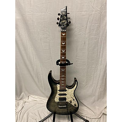 Schecter Guitar Research Used Schecter Guitar Research Extreme Trans Charcoal Solid Body Electric Guitar