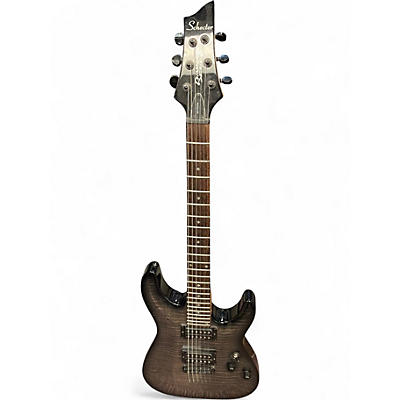 Used Schecter Guitar Research Gryphon Limited Edition Gray Solid Body Electric Guitar