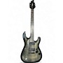 Used Schecter Guitar Research Gryphon Limited Edition Trans Green Solid Body Electric Guitar Trans Green