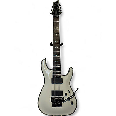 Used Schecter Guitar Research HELLRAISER 7 FR WHITE Solid Body Electric Guitar