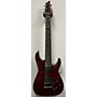 Used Schecter Guitar Research Used Schecter Guitar Research HELLRAISER C-7 FRS Black Cherry Solid Body Electric Guitar Black Cherry