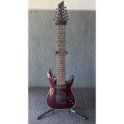 Schecter Guitar Research Used Schecter Guitar Research HELLRAISER C-9 9 STRING Black Cherry Solid Body Electric Guitar