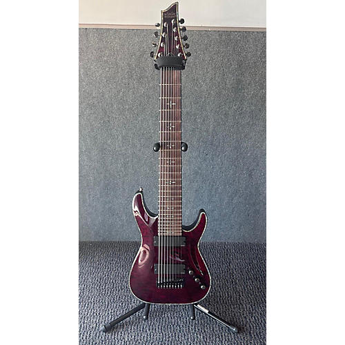 Schecter Guitar Research Used Schecter Guitar Research HELLRAISER C-9 9 STRING Black Cherry Solid Body Electric Guitar Black Cherry