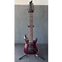 Used Schecter Guitar Research Used Schecter Guitar Research HELLRAISER C-9 9 STRING Black Cherry Solid Body Electric Guitar Black Cherry