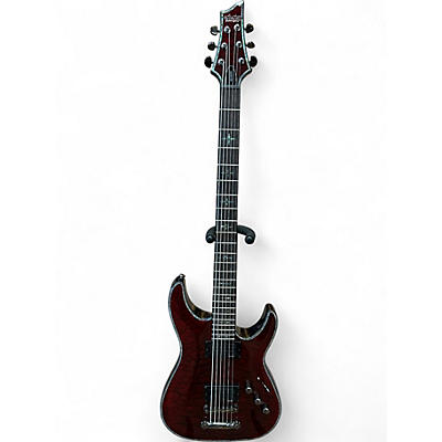 Used Schecter Guitar Research HELLRAISER C-VI CRIMSON RED Baritone Guitars