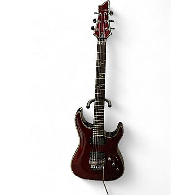 Used Schecter Guitar Research HELLRAISER C1 FR Black Cherry Solid Body Electric Guitar