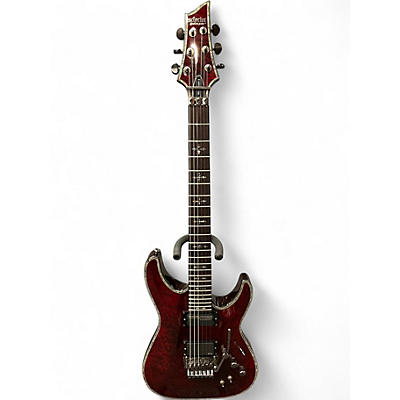 Used Schecter Guitar Research HELLRAISER C1 FR-S Black Cherry Solid Body Electric Guitar