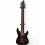 Used Schecter Guitar Research Used Schecter Guitar Research HELLRAISER C8 Crimson Red Trans Solid Body Electric Guitar Crimson Red Trans